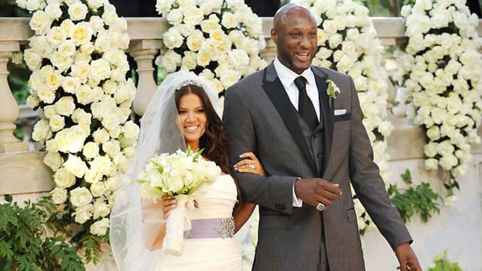 Boda de Khloe Kardashian y Lamar Odom Foto: E! News